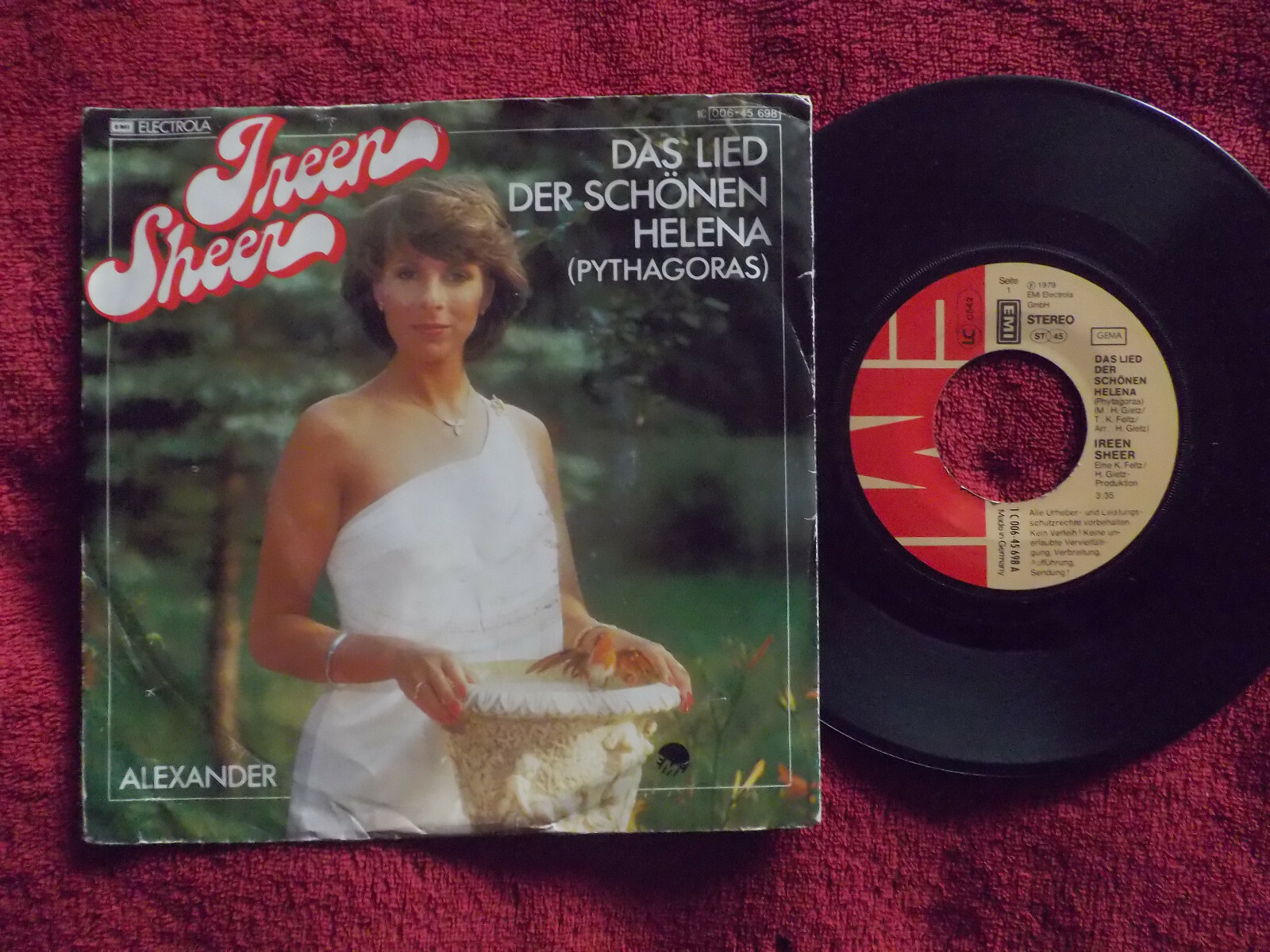 Ireen Sheer – Das Lied der schönen Helena / Alexander | EMI Records 1C 006-45 698, 1979