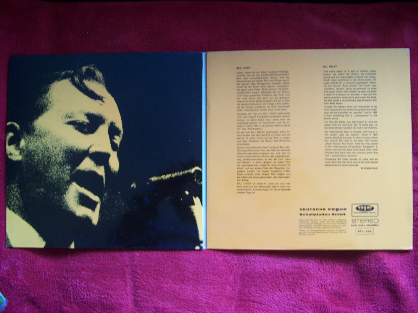 Bill Haley and his Comets – Rock´n Roll History Vol. 2 | Doppel-LP, Vogue Records, 1970, Bild 2