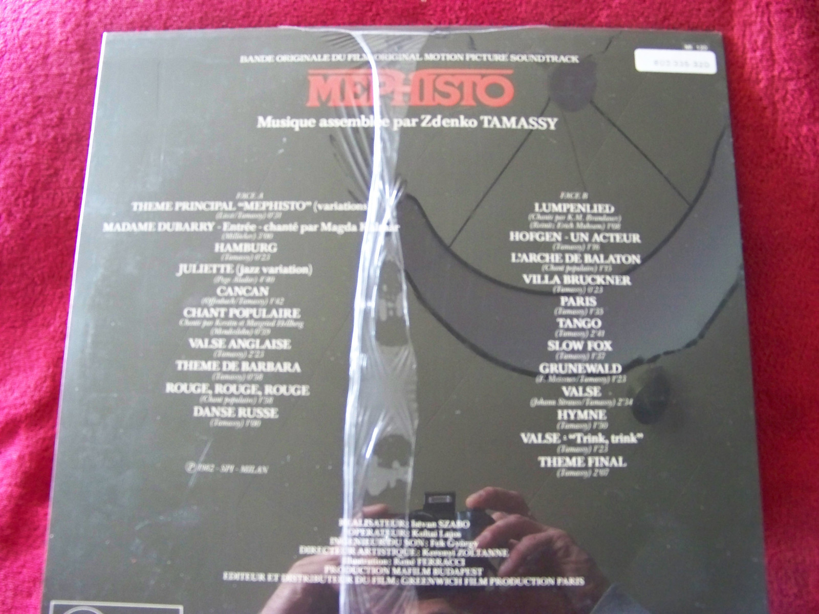 Mephisto – Soundtrack-LP (SPI Records, 802 335-320), Bild 2