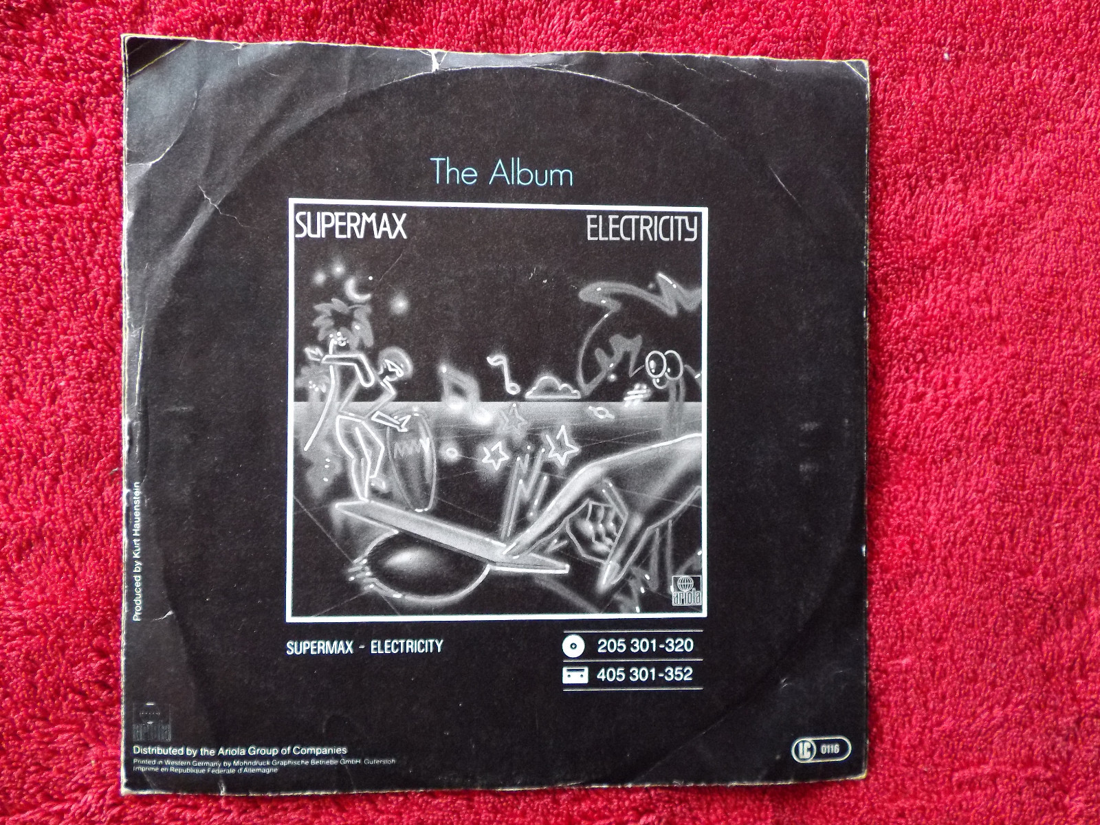 Supermax – Loversnight / Love is deeper (Ariola Records, 1983), Bild 2