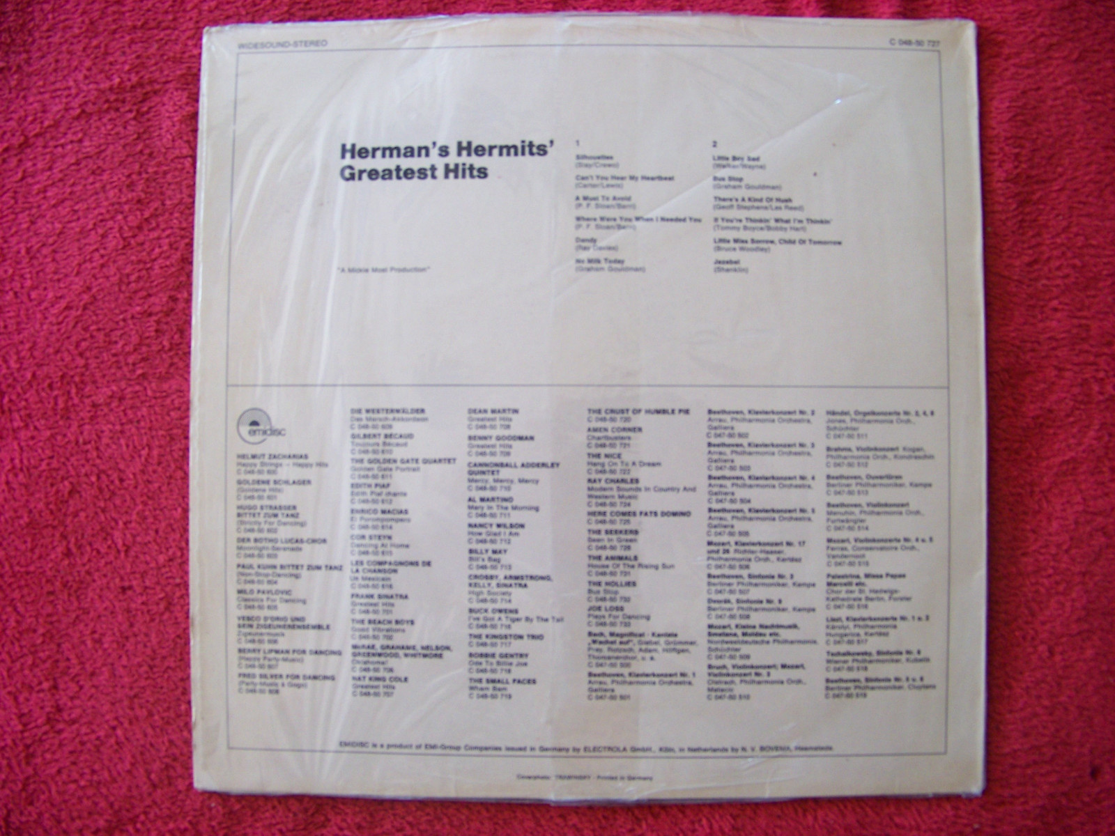 Herman´s Hermits – Greatest Hits (LP), Bild 2