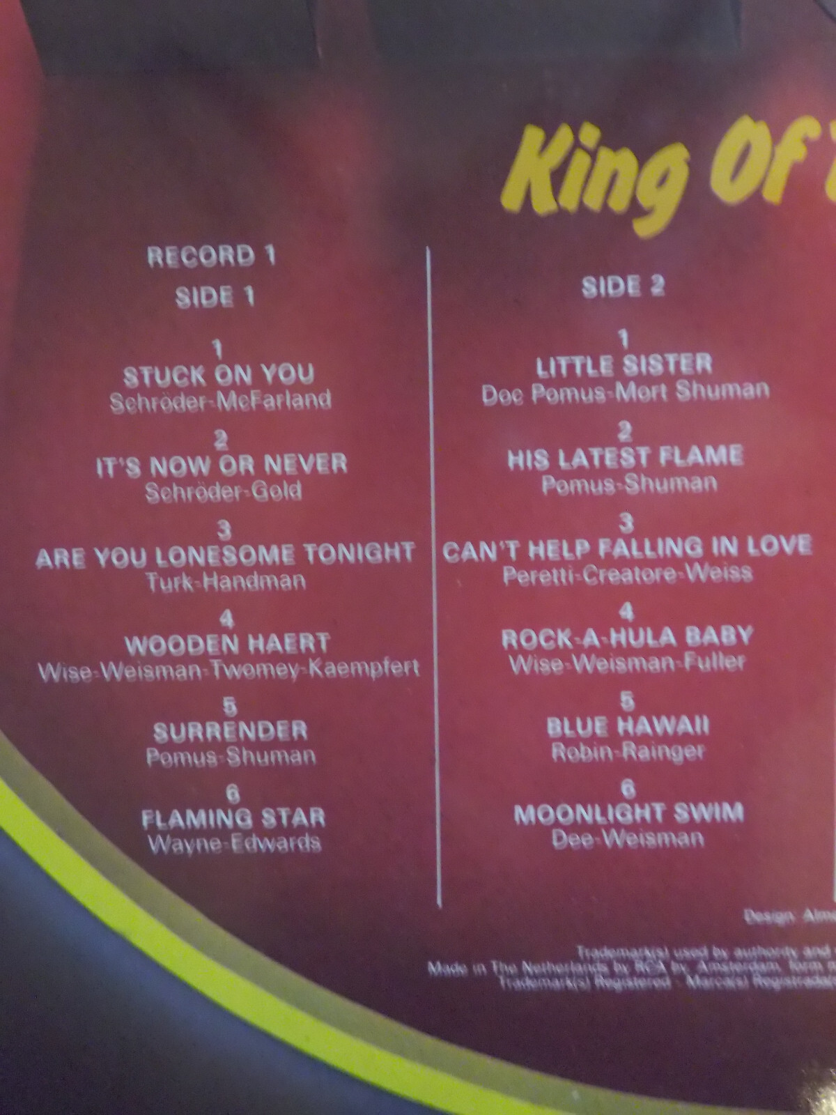 Elvis Presley – Elvis King of the 60´s | RCA Records, niederländische Doppel-LP, 1979, Bild 4