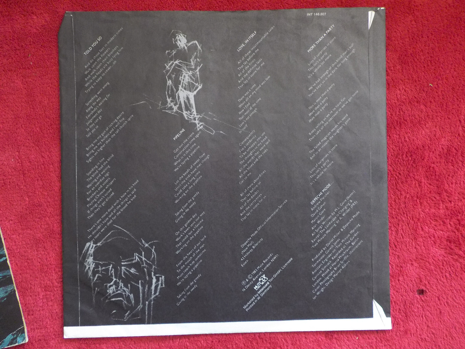 Depeche Mode – Construction time again (LP, Mute Records, INT 146.807, Deutschland, 1983), Bild 4