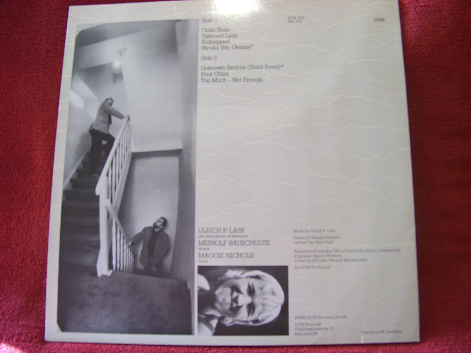 Lask – Lask (LP, ECM Records, ECM 1217, Deutschland, 1982), Bild 2