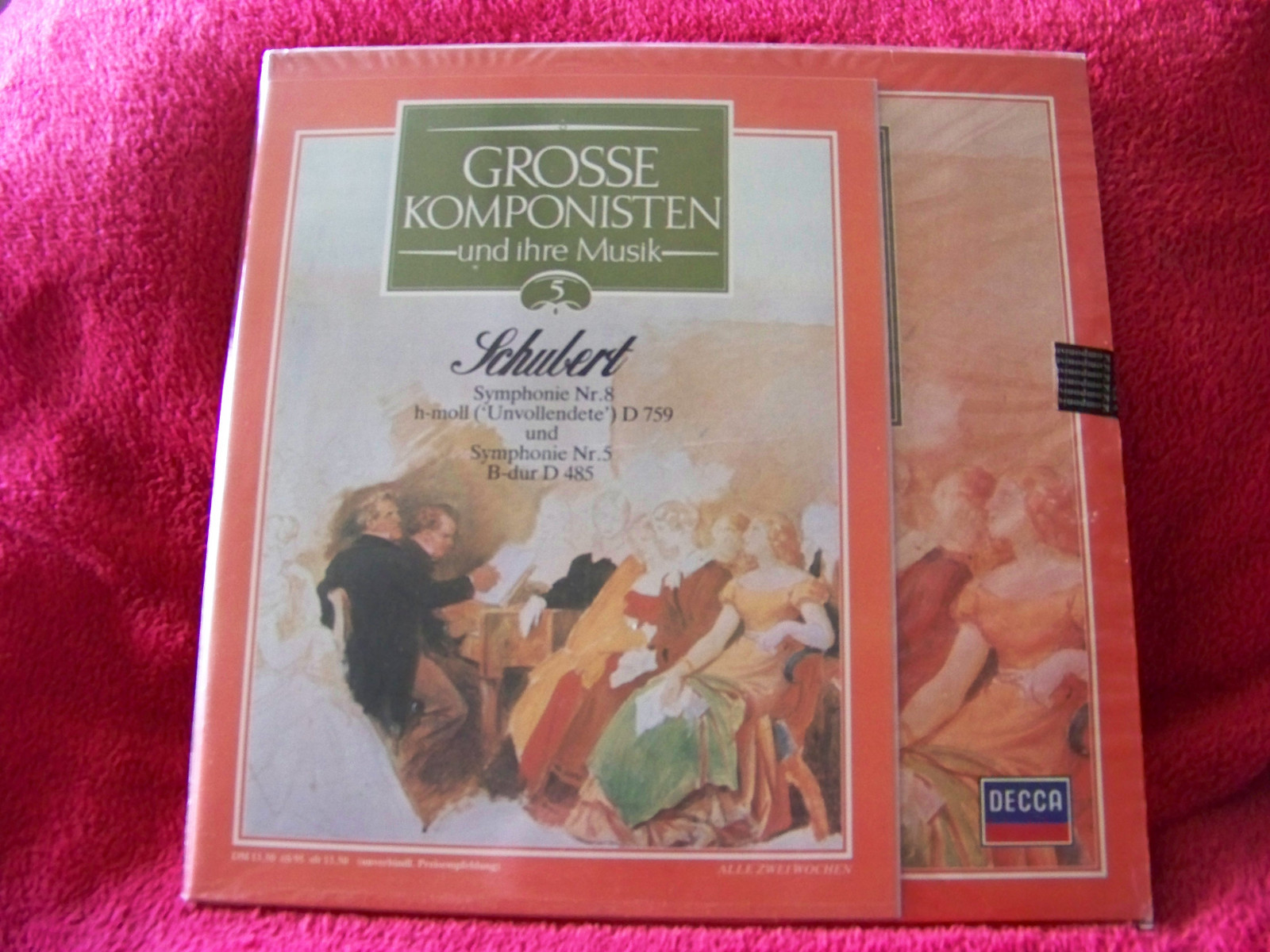 Grosse Komponisten und ihre Musik – Schubert No. 5 (LP mit Buch, Decca)
