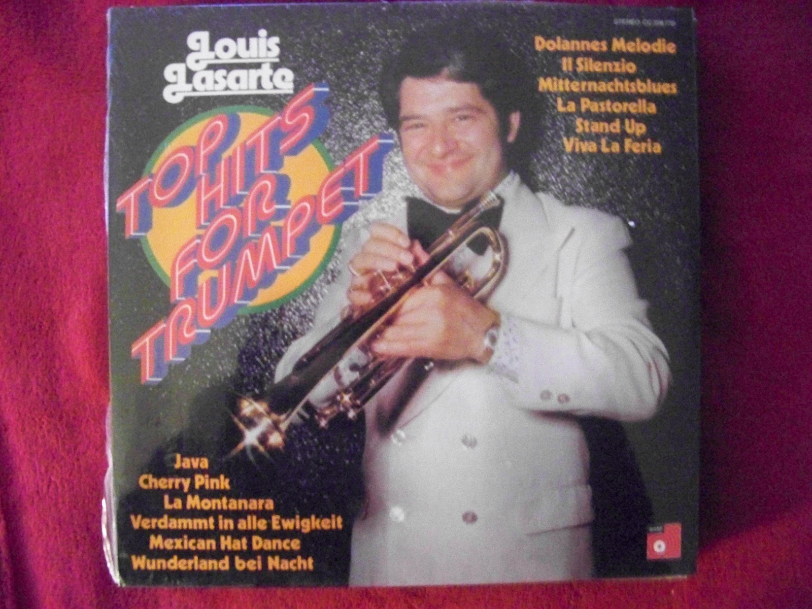 Louis Lasarte – Top Hits for trumpet (BASF Records, LP, 1976)