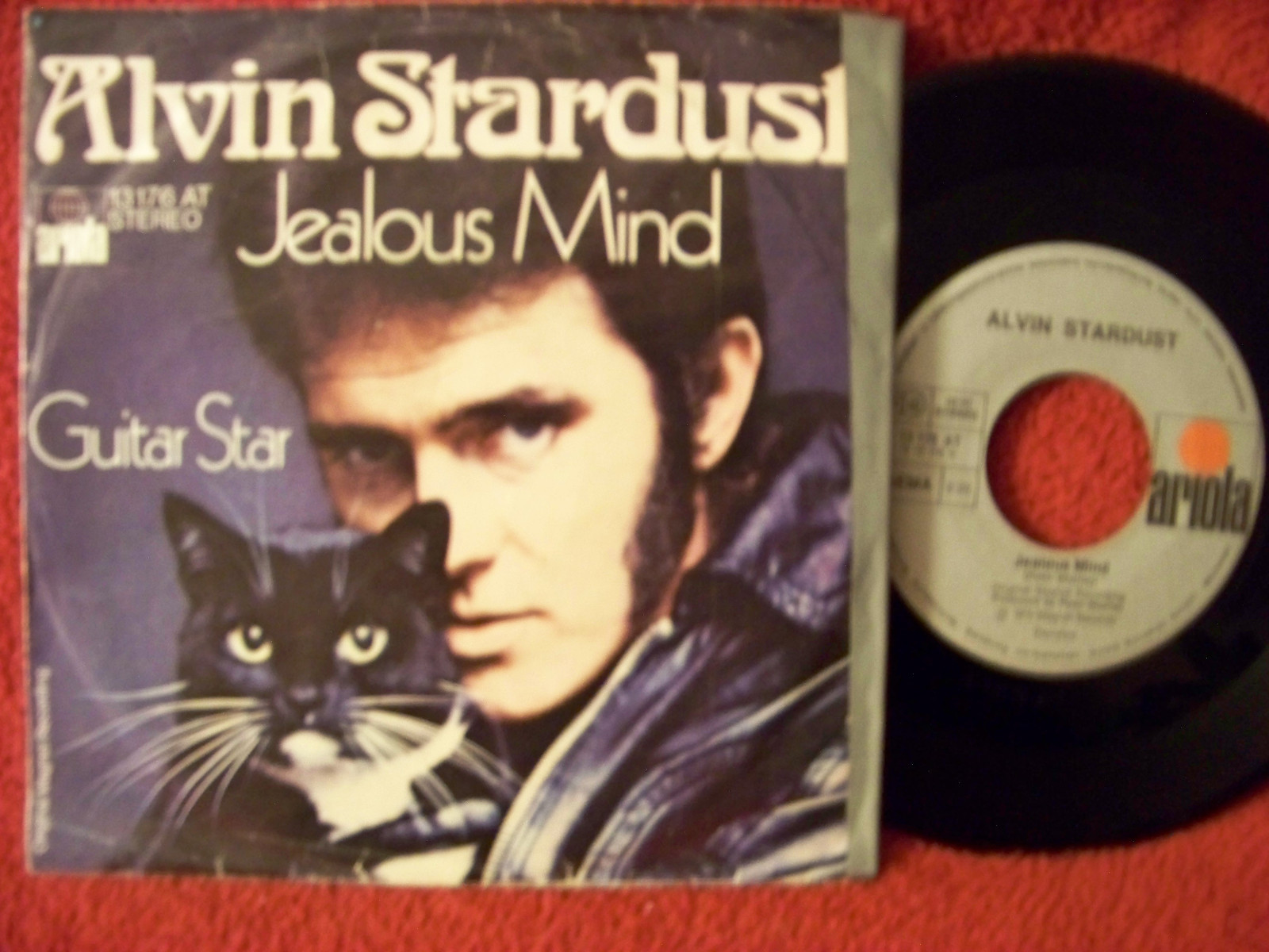 Alvin Stardust – Jealous Mind / Guitar Star (Ariola, 1974)