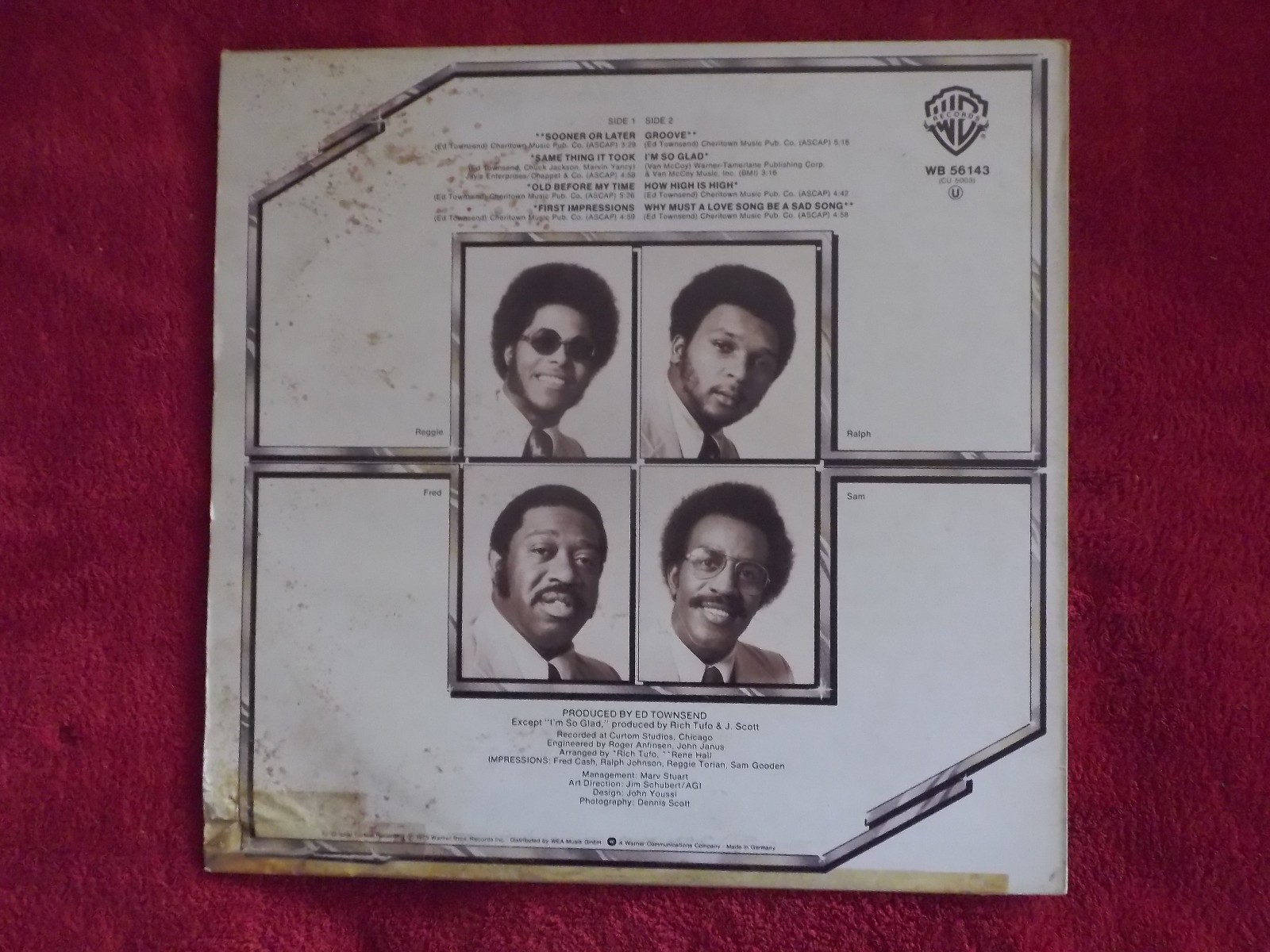 Impressions – First impressions | Warner Bros. Records, LP, Deutschland 1975, Bild 2