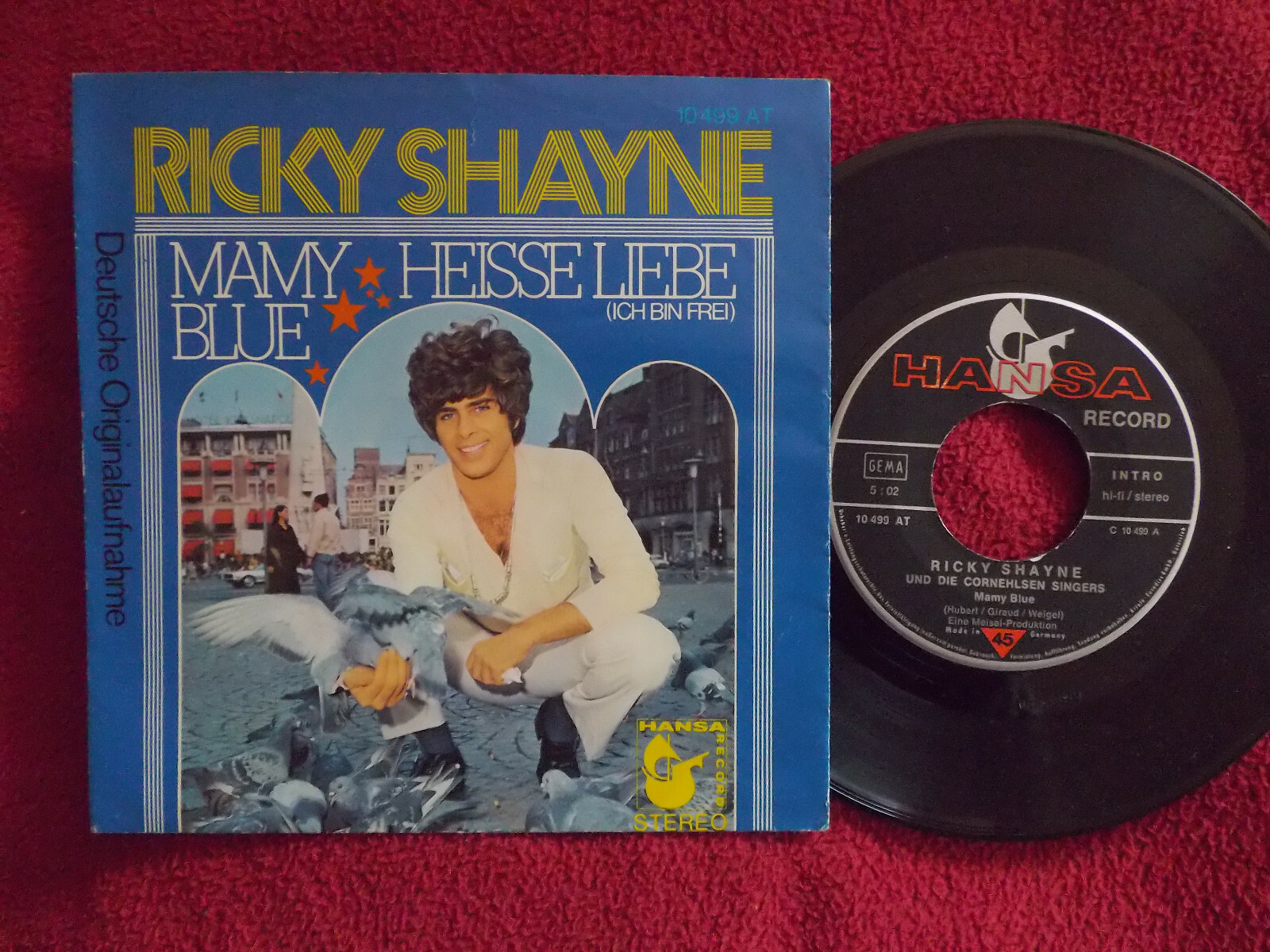 Ricky Shayne – Mamy blue / Heisse Liebe (Hansa Records, 7″-Single)
