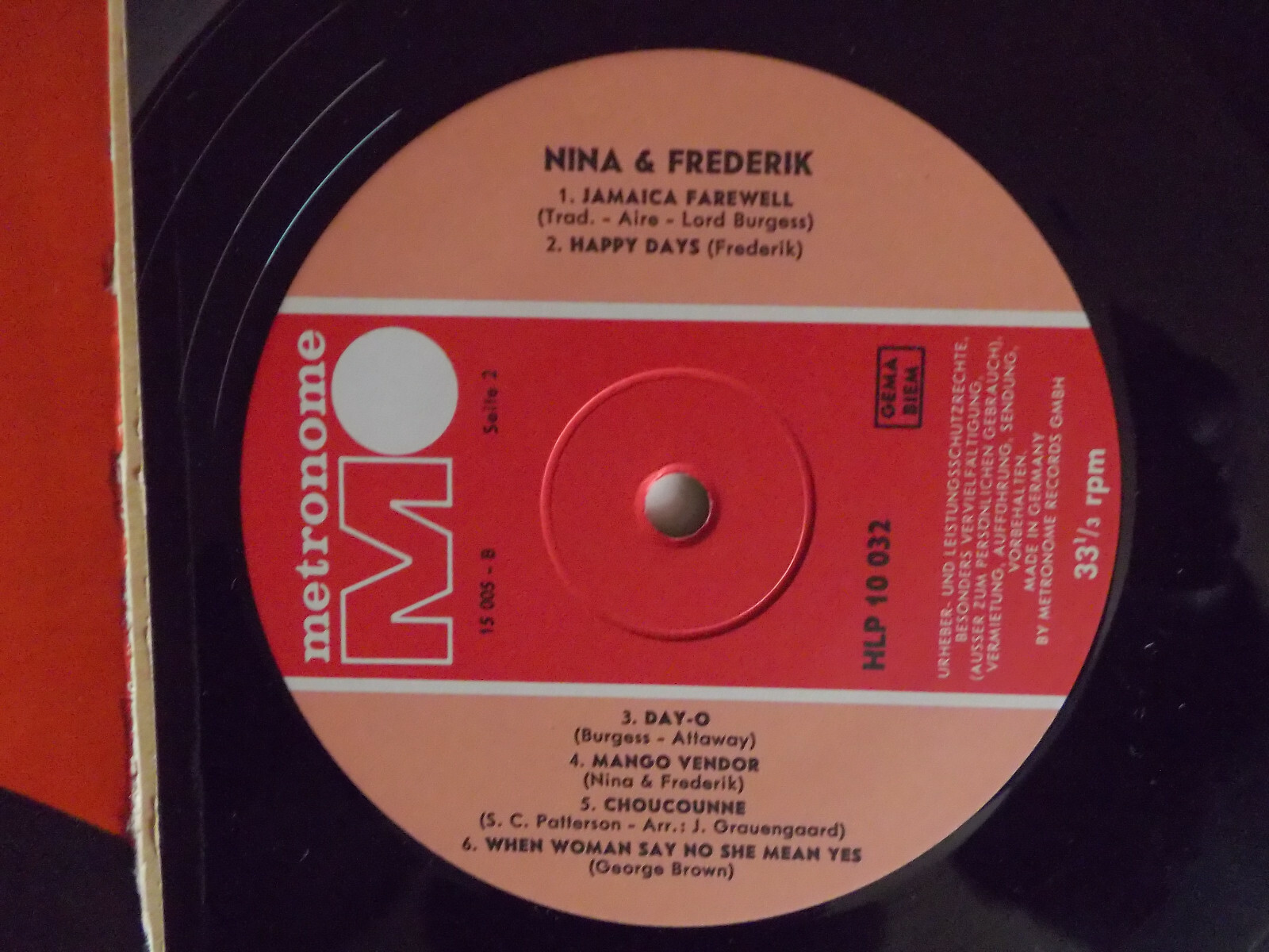 Nina & Frederik – Nina & Frederik (LP), Bild 2