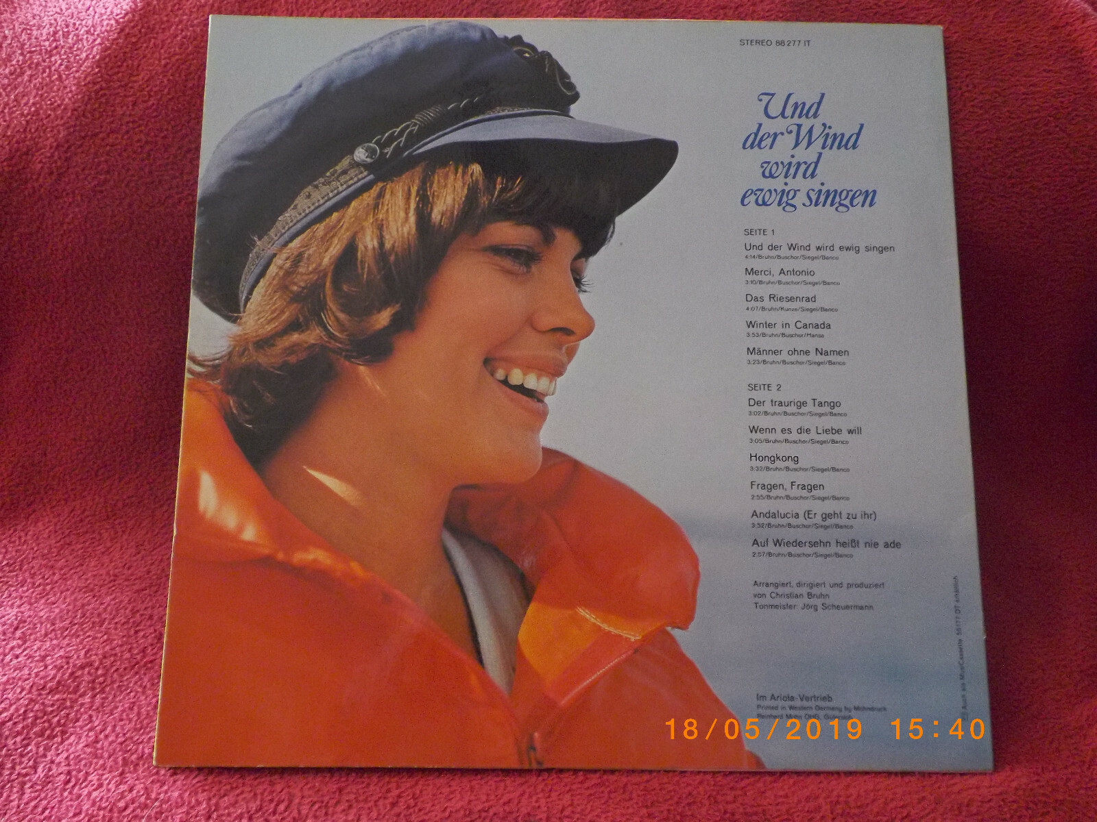 Mireille Mathieu – Und der Wind wird ewig singen | Ariola Records, LP, Bild 2