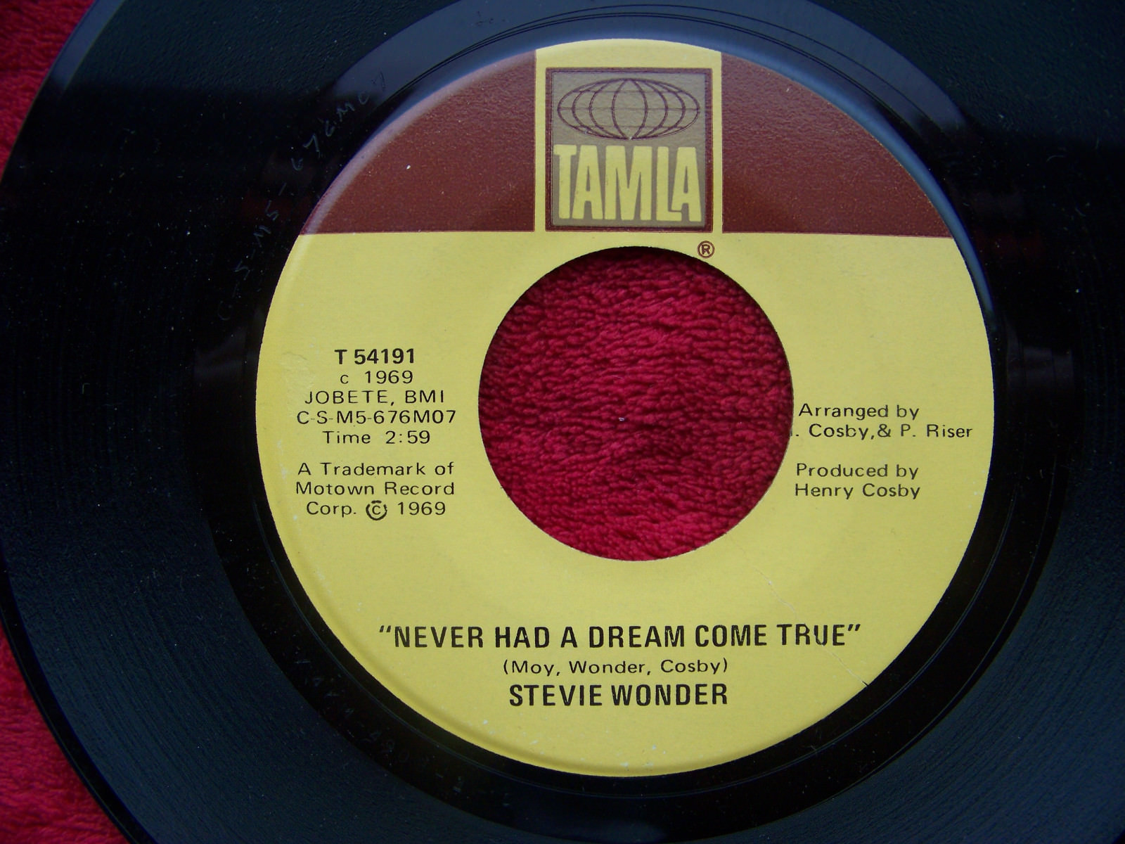 Stevie Wonder – Somebody knows, somebody cares / Never had a dream come true (US-Single), Bild 2