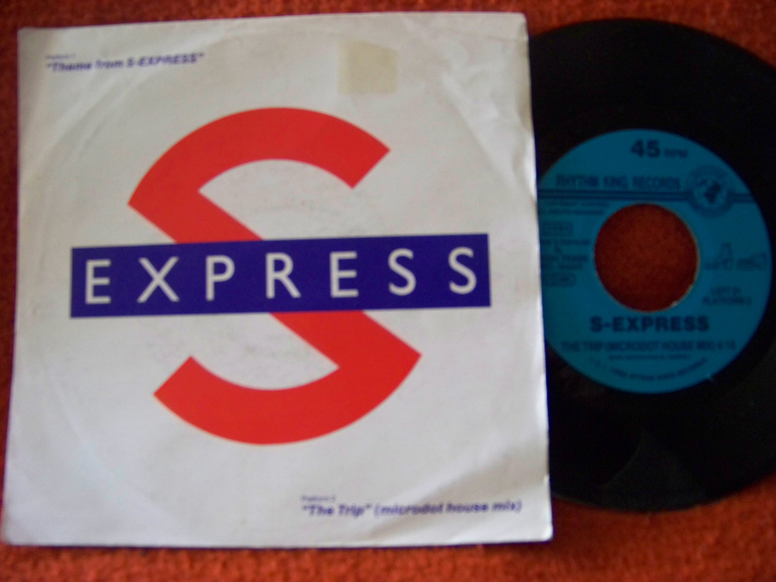 S-Express – Theme from S-express / The trip (Rhythm King, LEFT 21)