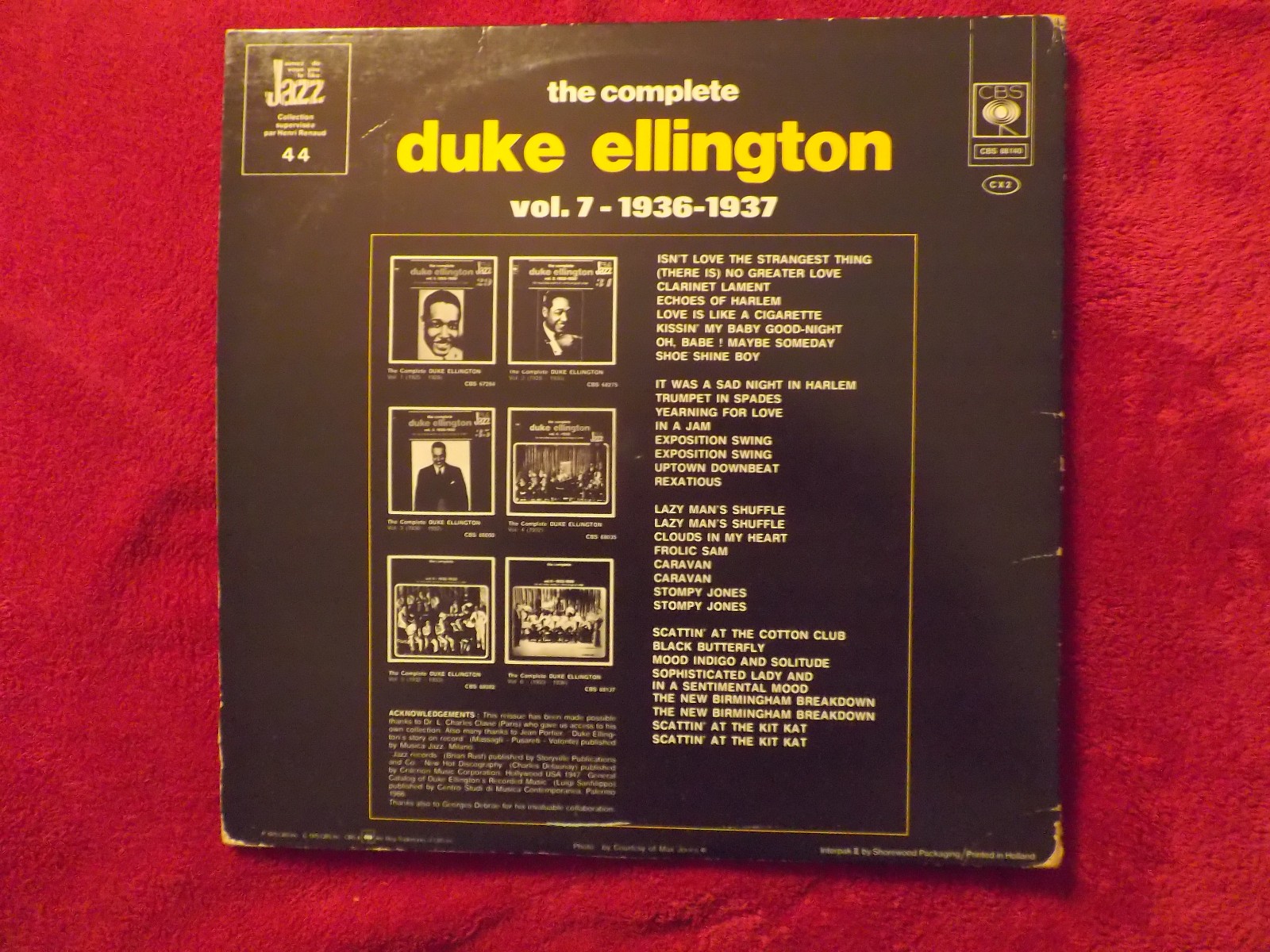 Duke Ellington – The complete Duke Ellington Vol.7 1936-1937 (CBS, CBS 88140, 1975), Bild 3