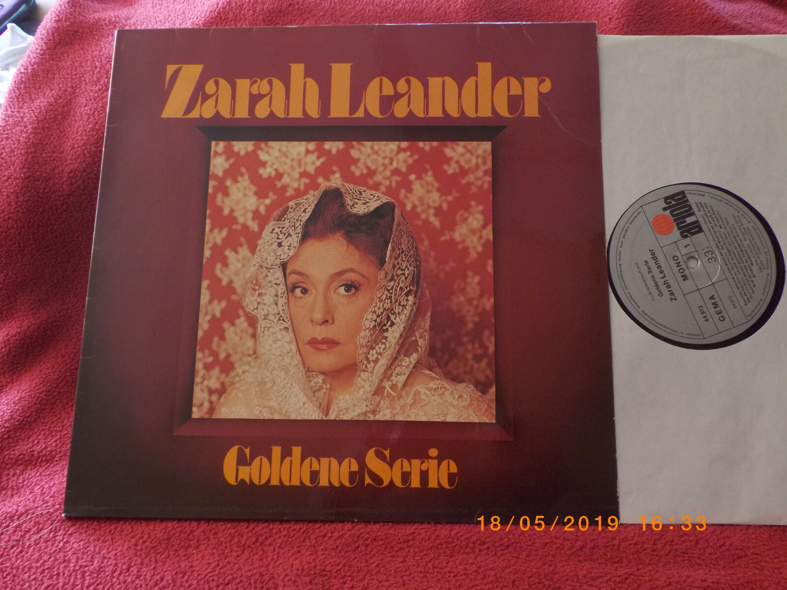 Zarah Leander – Goldene Serie | Ariola Records Club-Sonderauflage, LP