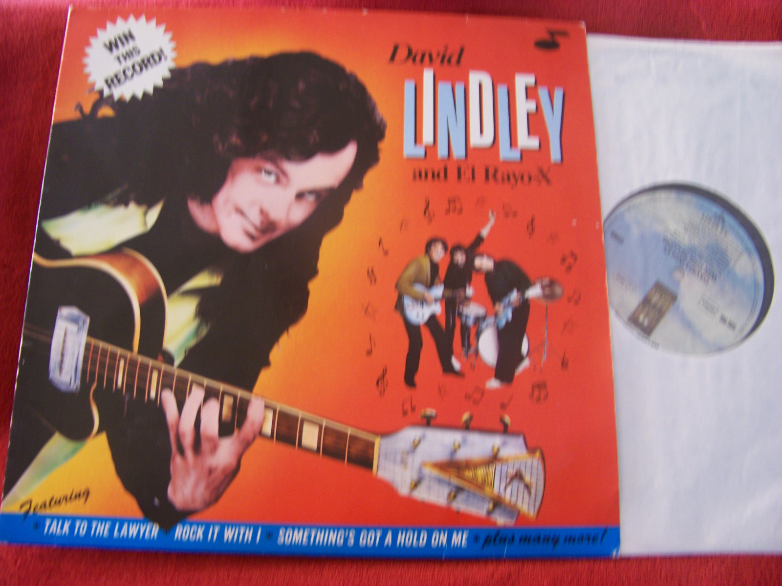 David Lindley and El Rayo-X – Win this record ! (Asylum Records, LP, 1982)