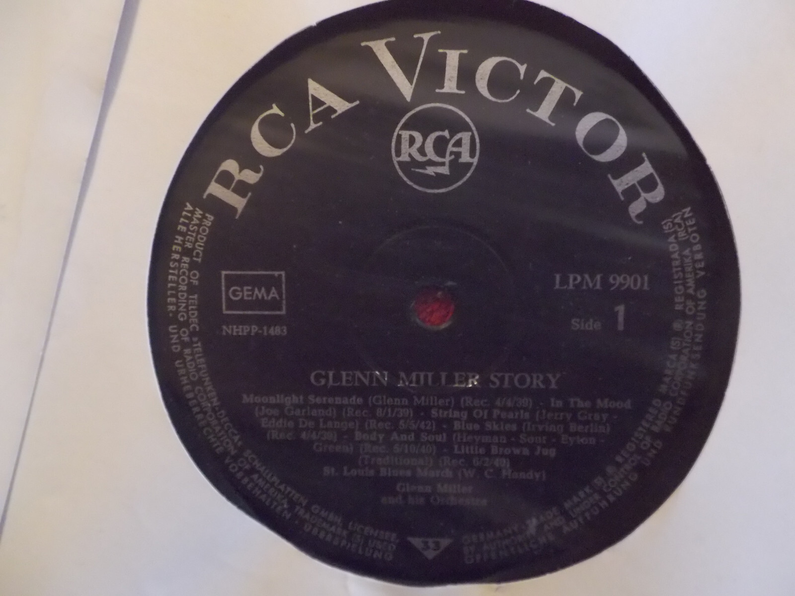 Glenn Miller – Glenn Miller Story | RCA Records LPM - 9901, LP, Bild 2