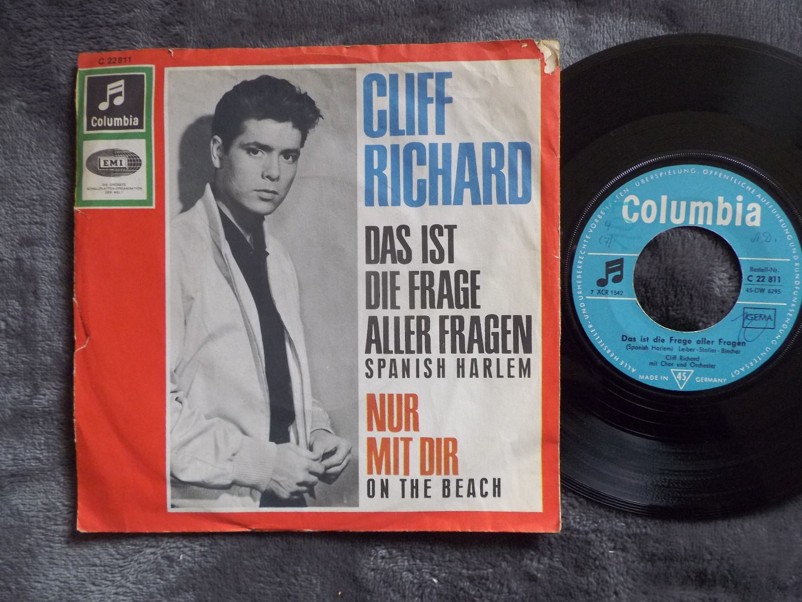Cliff Richard – Das ist die Frage aller Fragen / Nur mit dir (Columbia 45er-Single)
