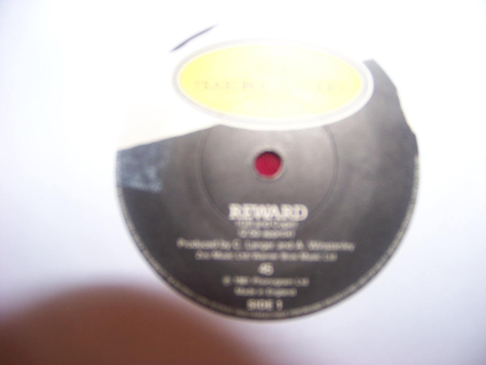 The Teardrop Explodes – Reward / Strange House in the Snow (UK-Single, 1983)