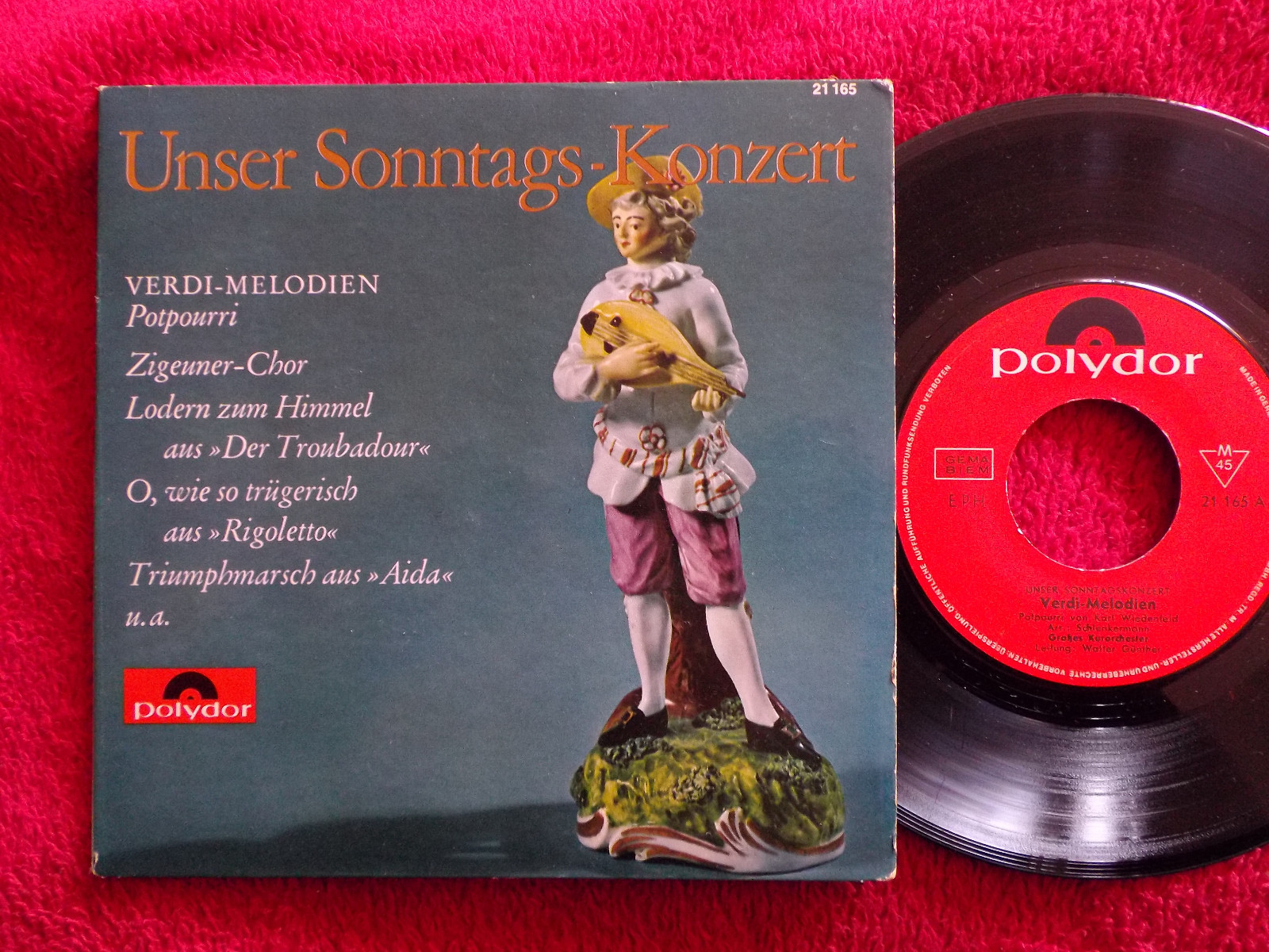 Das grosse Kurorchester – Verdi - Melodien / Unser Sonntags-Konzert (Polydor Records, 1964)