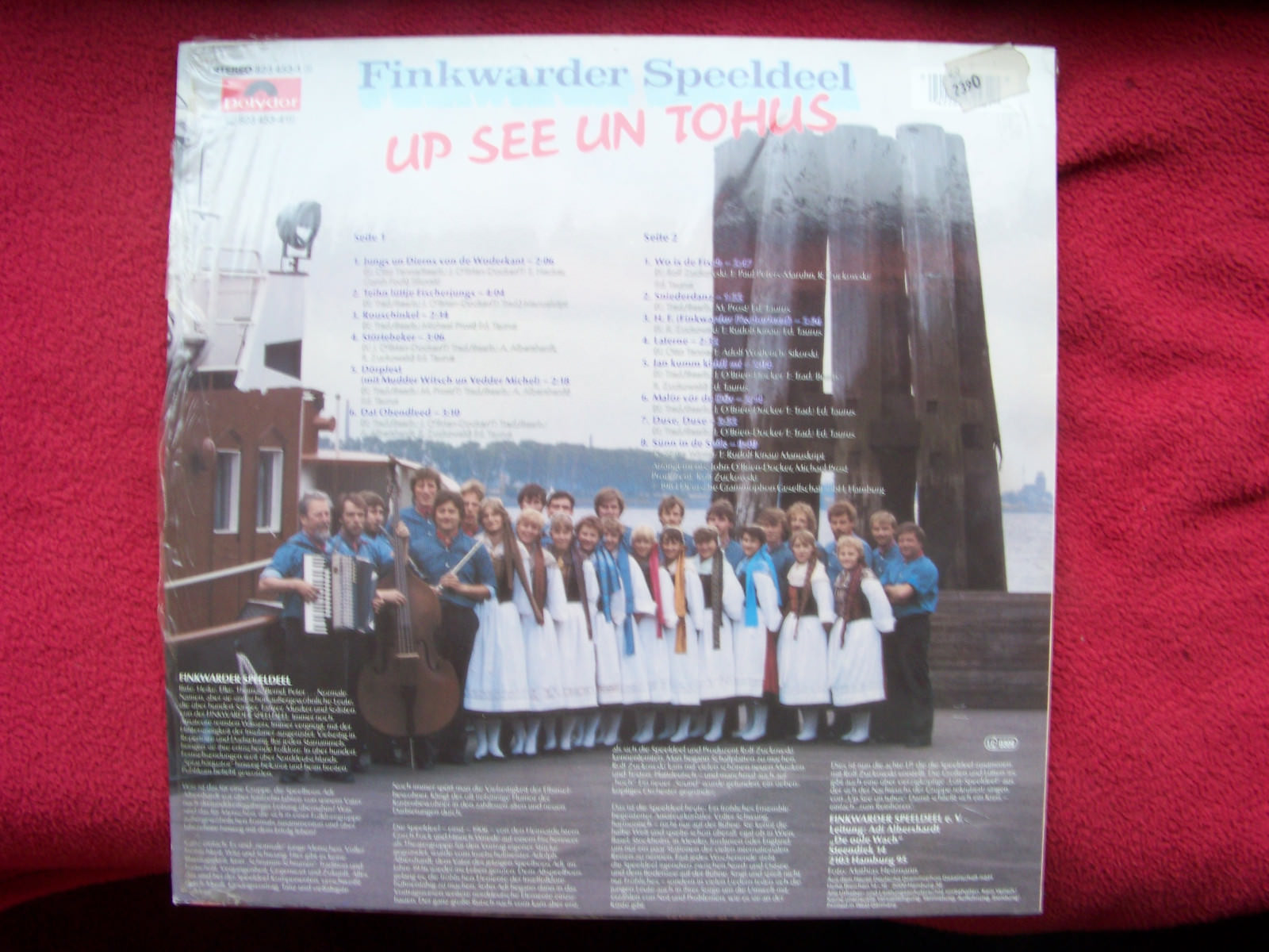 Finkwarder Speeldeel – Up See un tohus (Polydor LP, 1984), Bild 2
