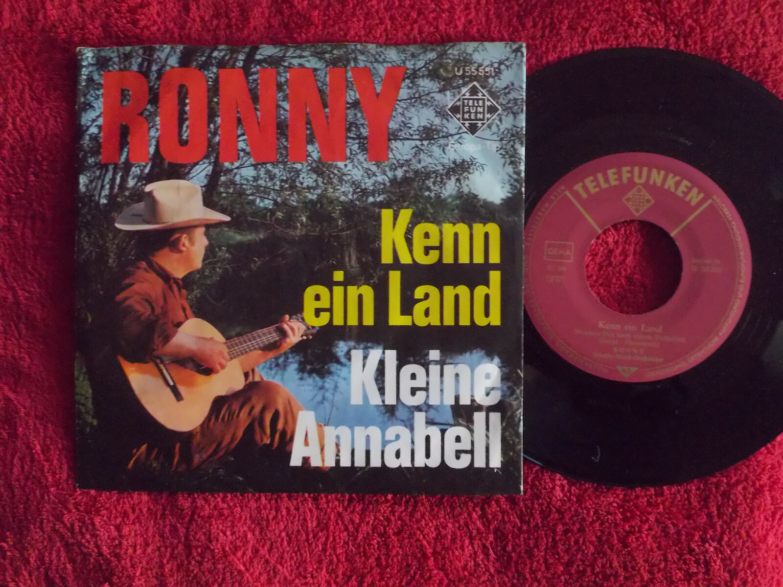 Ronny – Kenn ein Land / Kleine Annabell (Telefunken Records, U 55 551)