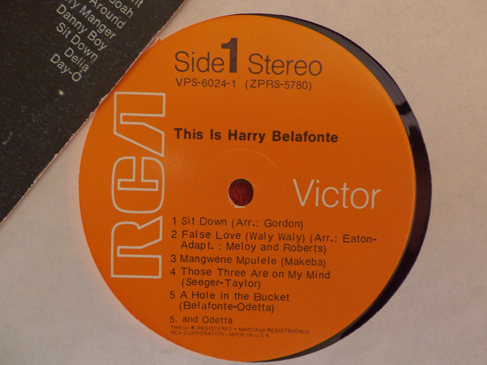 Harry Belafonte – This is Harry Belafonte (Doppel-LP, RCA Records), Bild 2