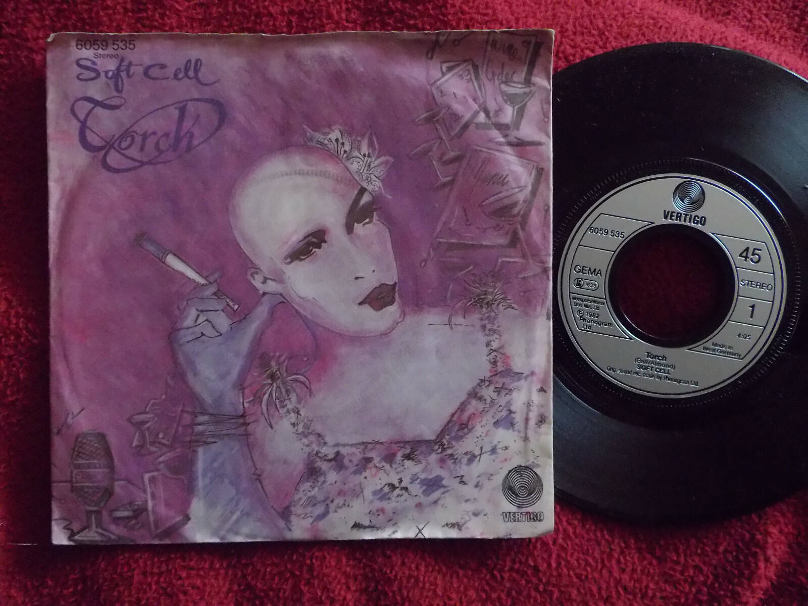 Soft Cell – Torch / Insecure Me | Vertigo 6059 535 | 7″-Single, Deutschland 1982