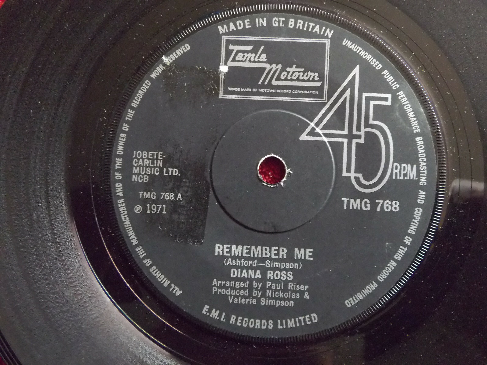 Diana Ross – Remember Me / How About You (Single)