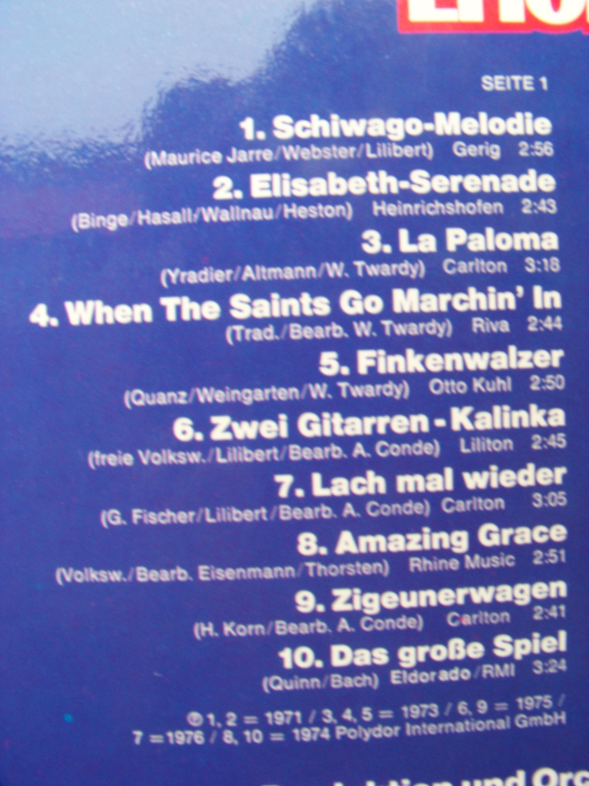Fischer Chöre – Die 20 größten Erfolge | Polydor LP, Bild 3