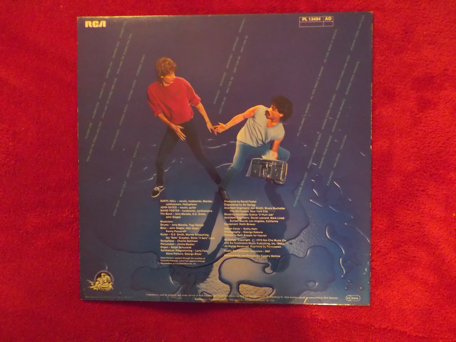 Daryl Hall & John Oates – X-Static | RCA Records PL 13494, LP (1980), Bild 2