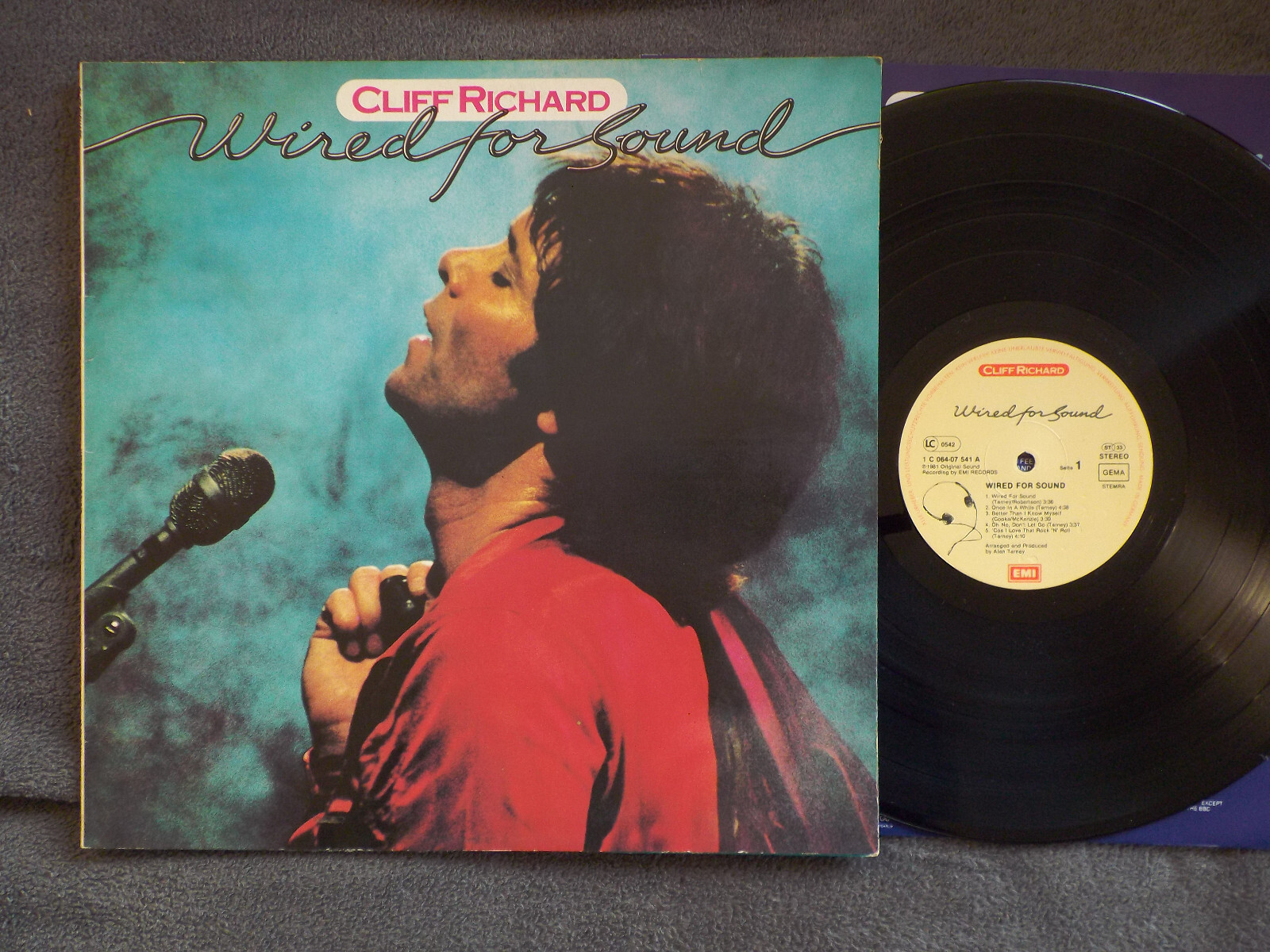 Cliff Richard – Wired for Sound | EMI Records, 12″-LP, Deutschland, 1981