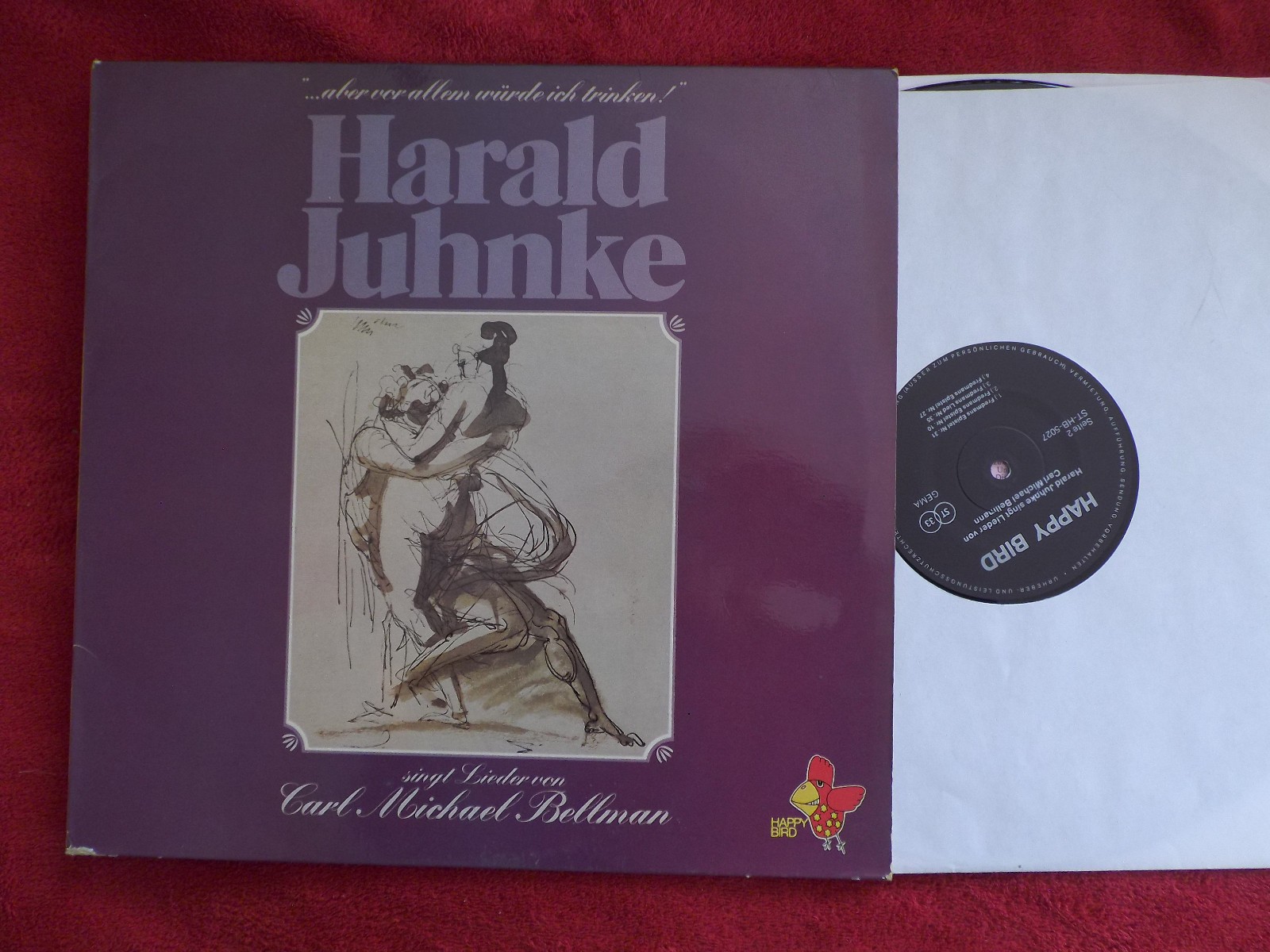 Harald Juhnke – Lieder von Carl Michael Bellmann (LP, 1976)