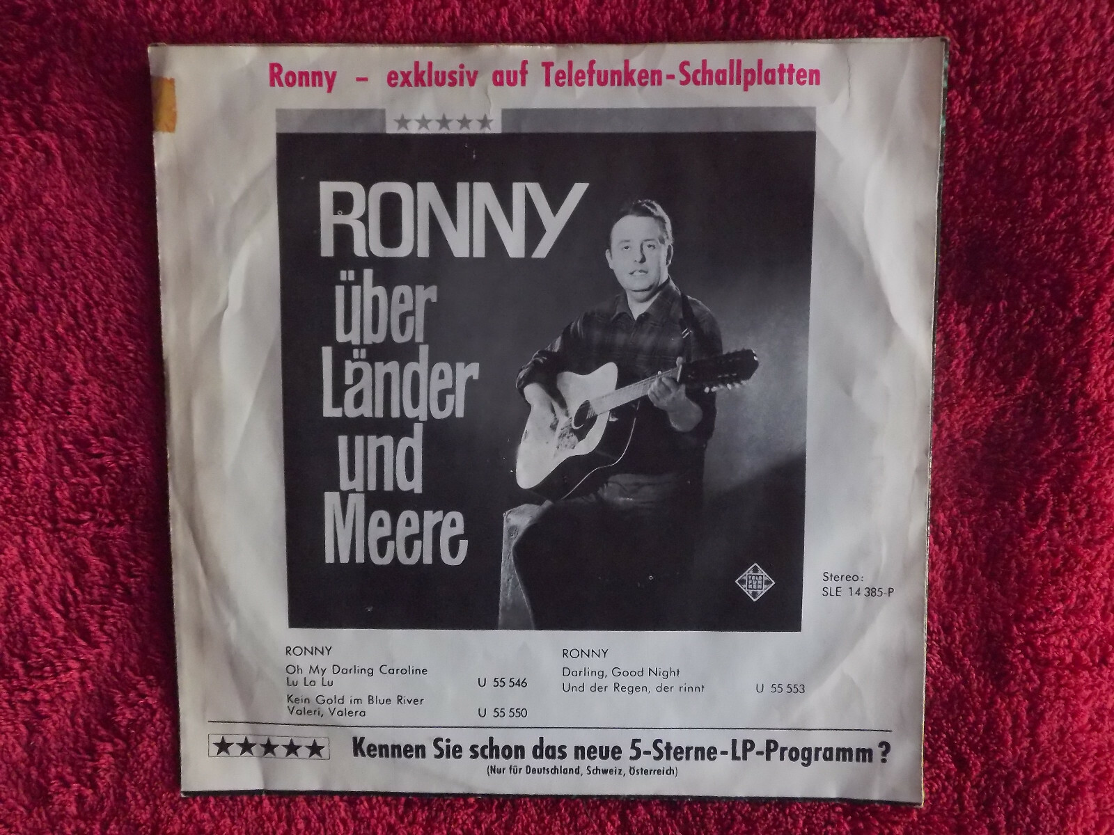 Ronny – Kenn ein Land / Kleine Annabell | Telefunken Single, Bild 3
