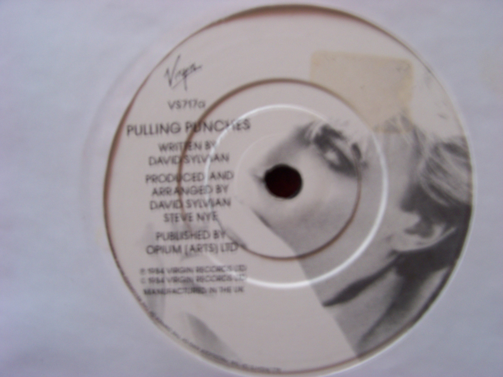 David Sylvian – Pulling Punches / Backwaters (Virgin Records, VS 717, 1984)