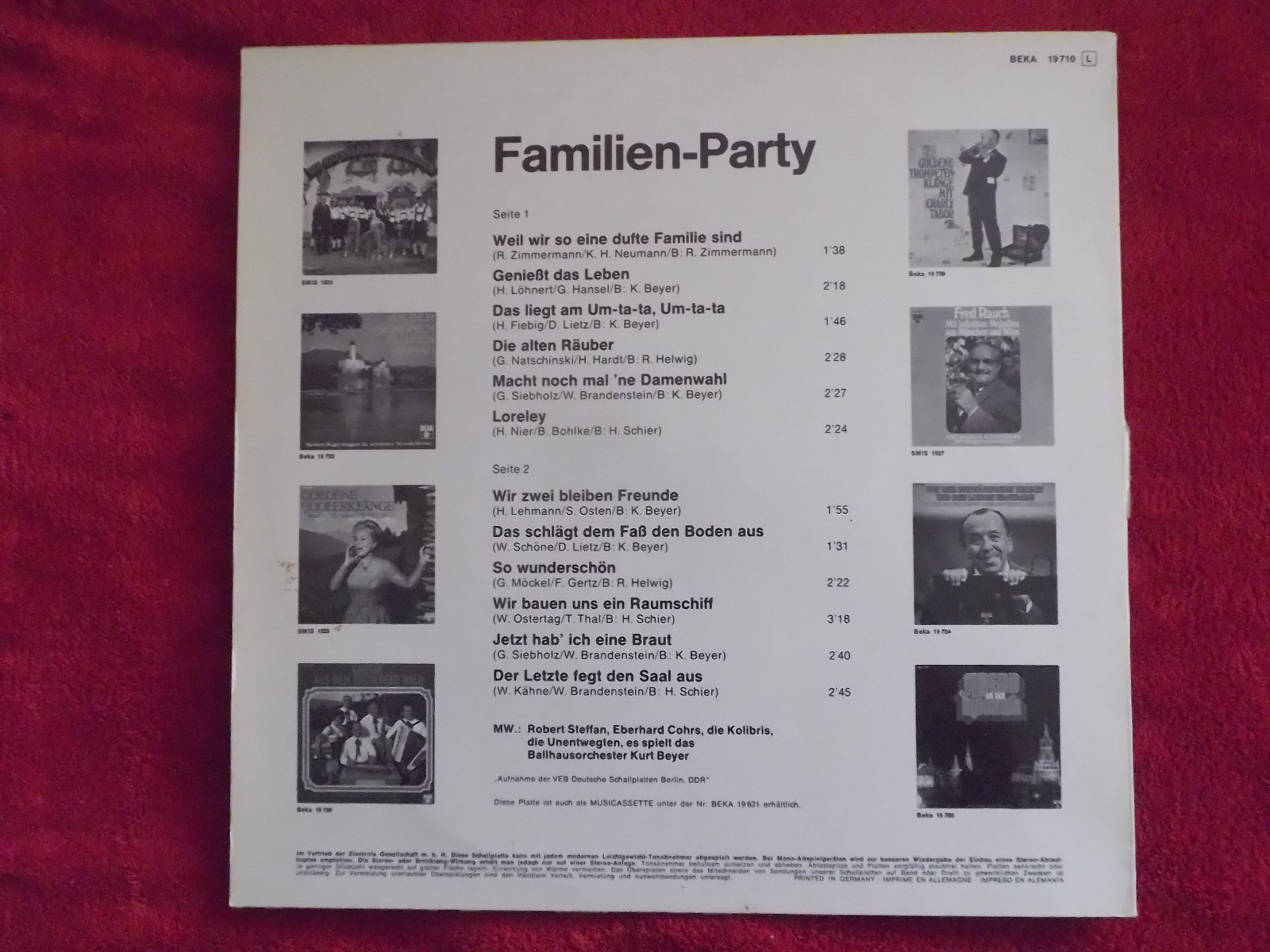 Various – Familien-Party (LP, Beka Records), Bild 3