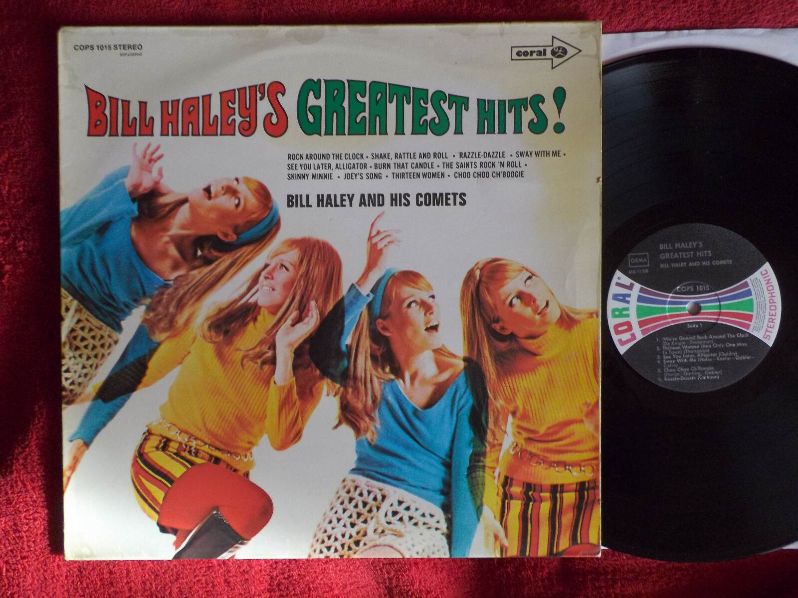 Bill Haley and His Comets – Greatest Hits! | Coral LP, COPS  1015 (1969)