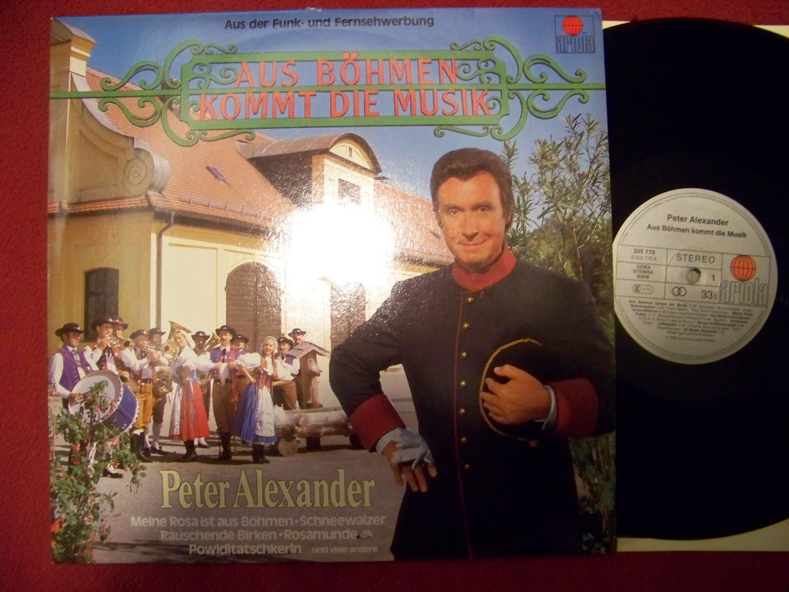Peter Alexander – Aus Böhmen kommt die Musik (LP, Ariola Records, 1983)