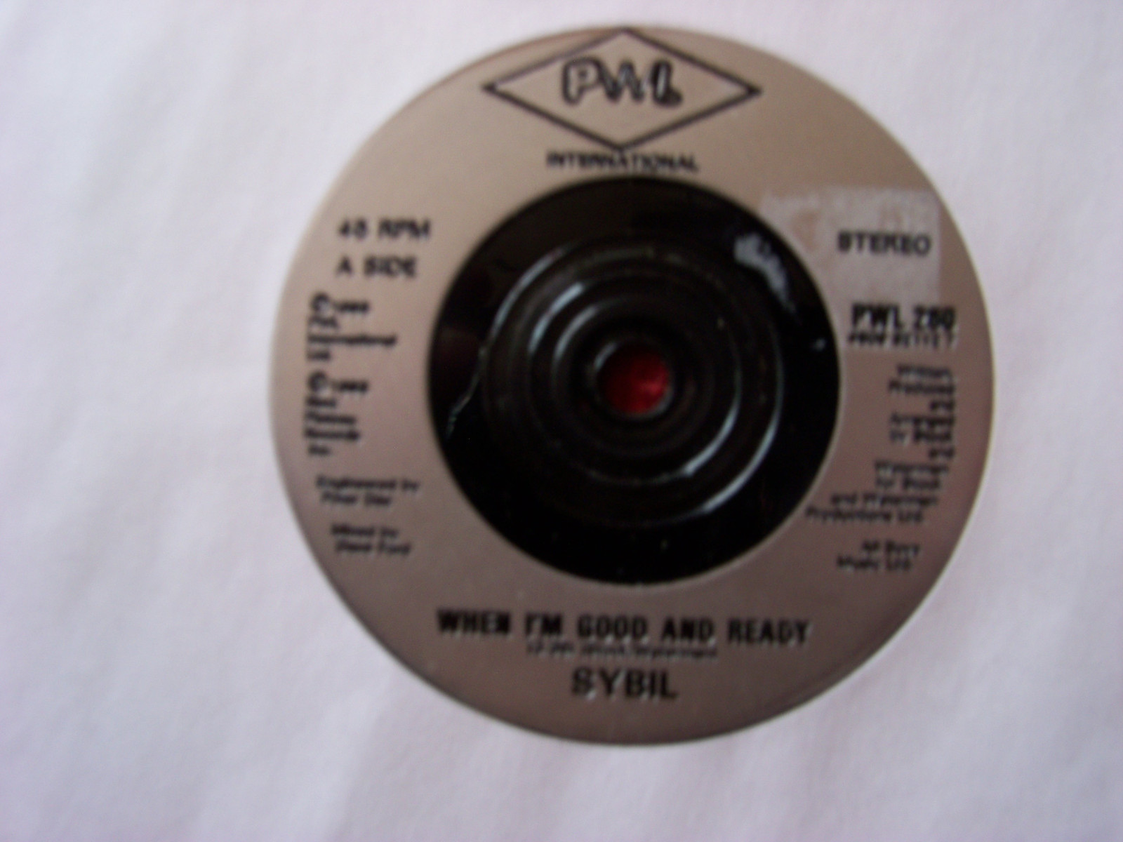 Sybil – When I´m good and ready / Good ´N´ Buzzin´ Edit (Single, 7")