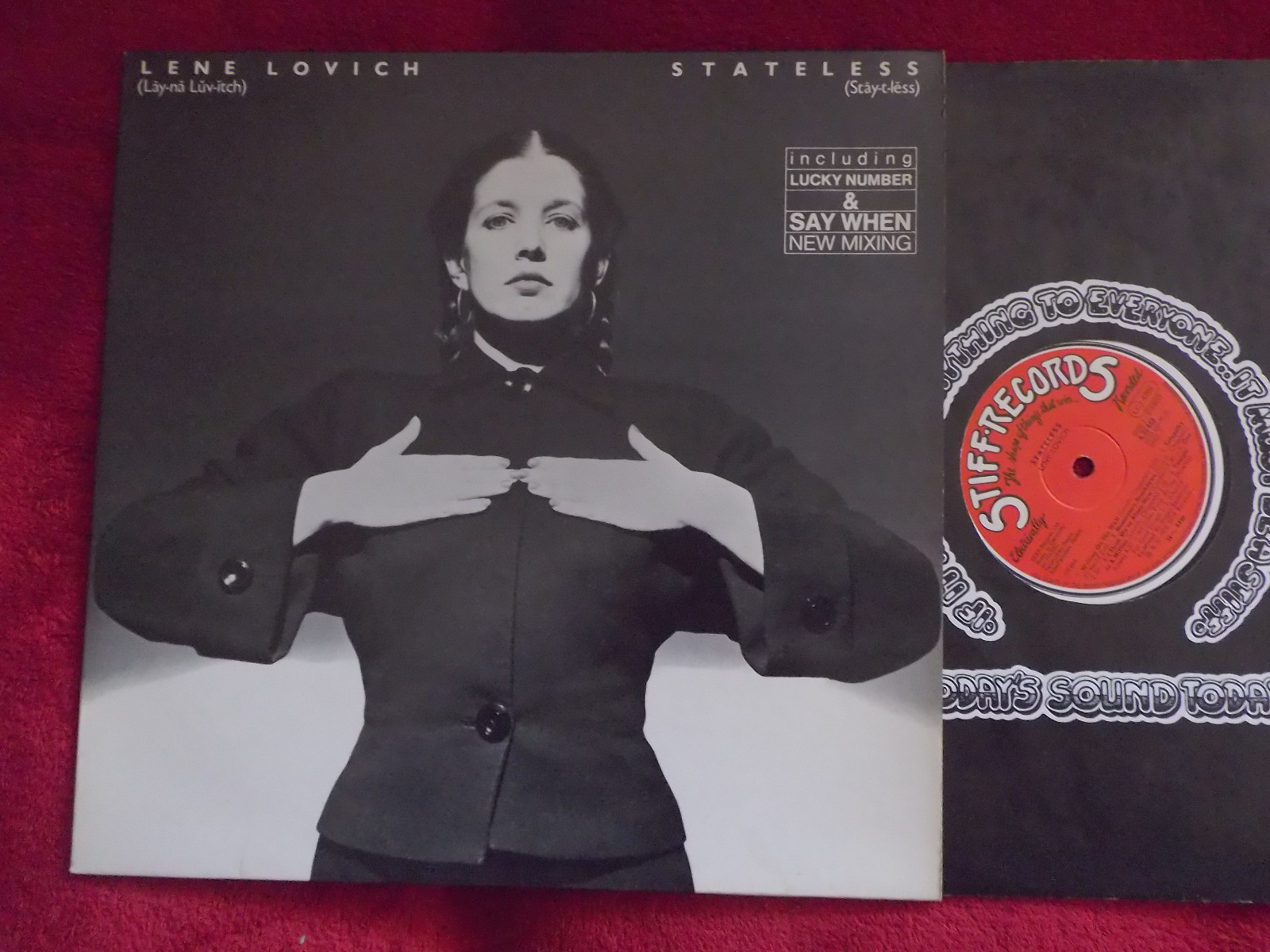 Lene Lovich – Stateless (Stiff Records, LP)
