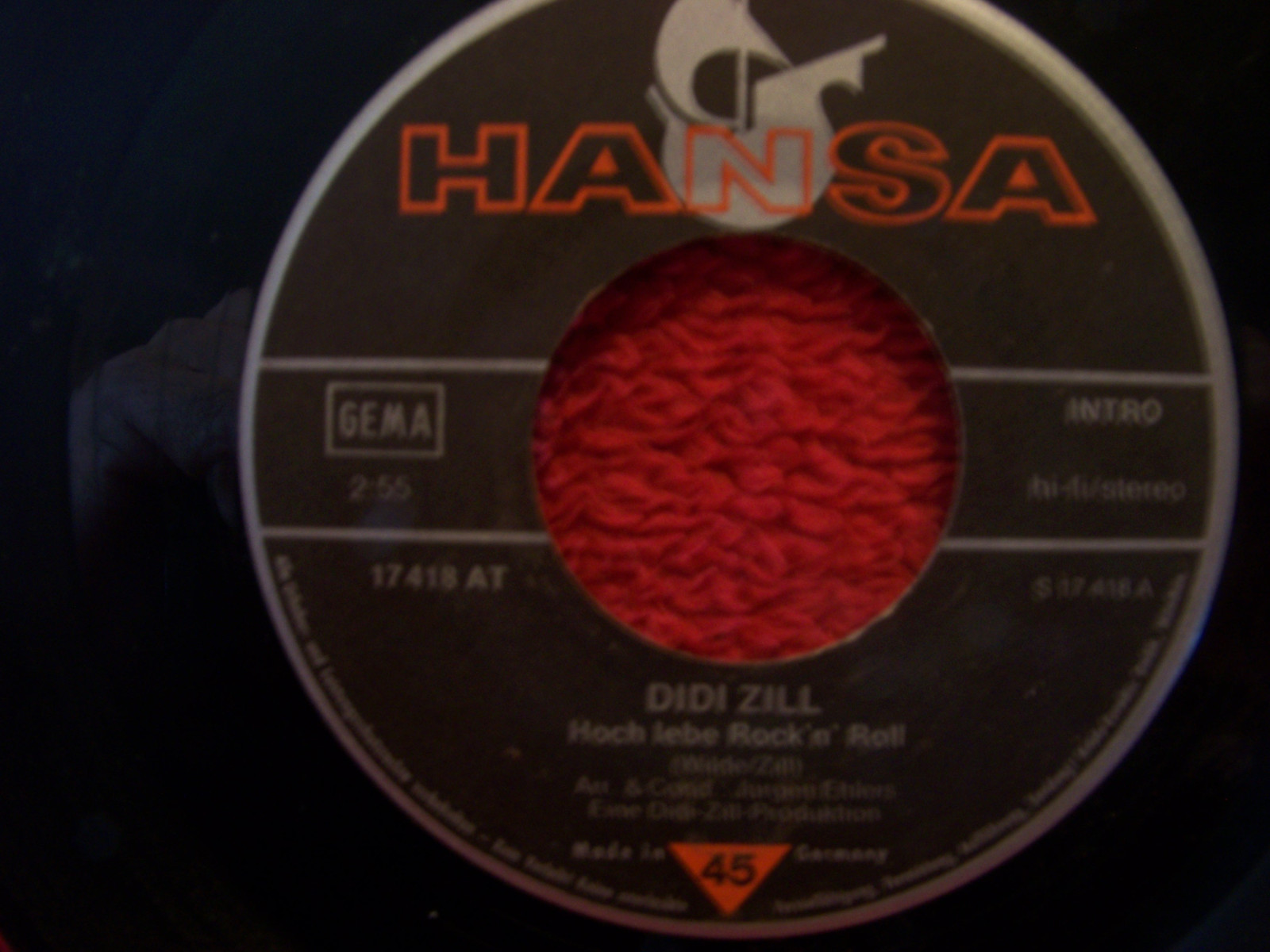 Didi Zill – Hoch lebe der Rock´n´Roll / Fremder (Single)