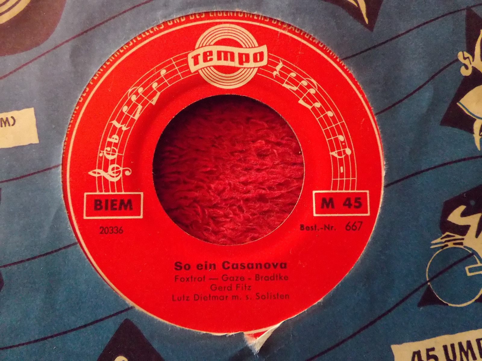 Gerd Fitz / Jenny Johnson – So ein Casanova / Auf meiner kleinen Hazienda (Tempo Records 667)