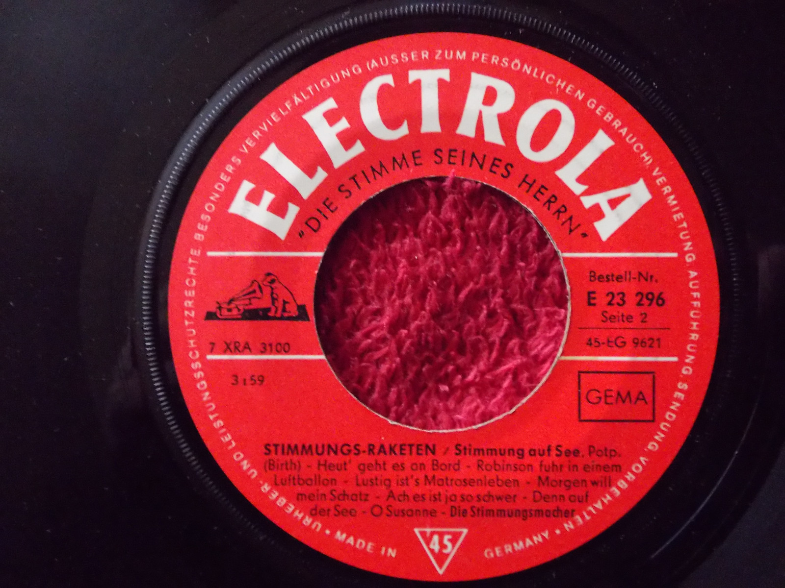 Die Stimmungsmacher - Stimmungs-Raketen – AM (Electrola Records, E 22 296), Bild 2