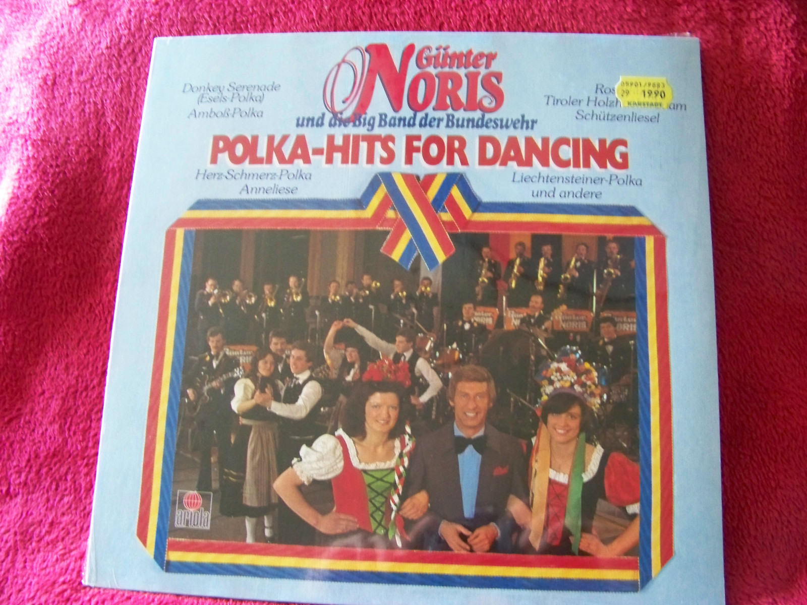 Günter Noris + Big Band der Bundeswehr – Polka-Hits for dancing (Ariola Records, LP)