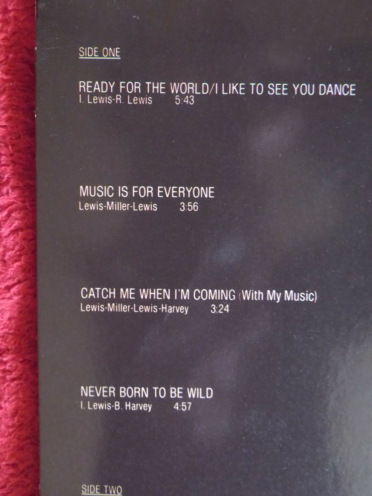 Inner Circle – Ready for the World | Capitol Records, LP, Deutschland 1979, Bild 4