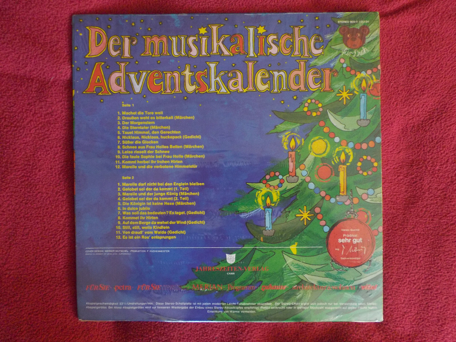 Musikalischer Adventskalender – Für Dich (LP), Bild 2