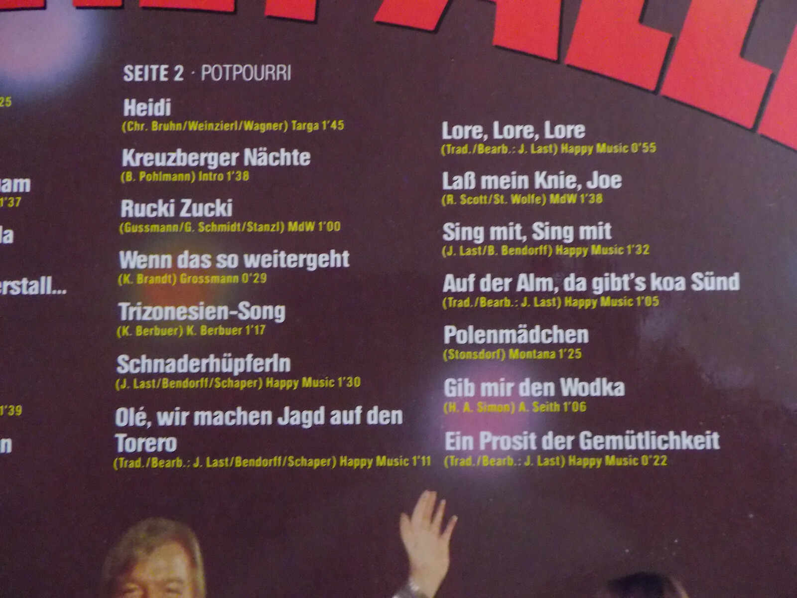 James Last – Und jetzt alle | Polydor LP, 1978, Bild 4
