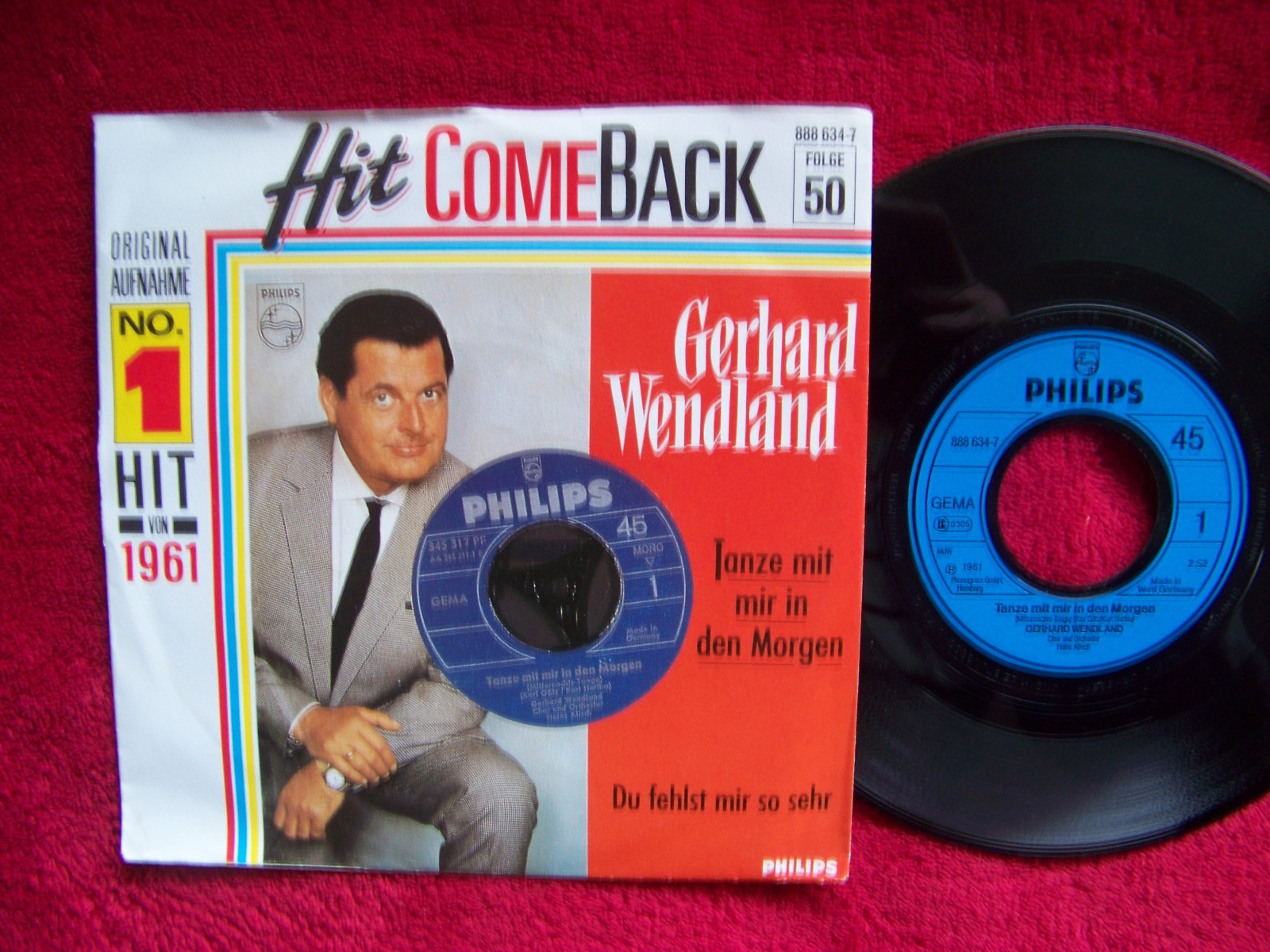 Gerhard Wendland – Tanze mit mir in den Morgen / Du fehlst mir so sehr (7-Inch-Single)