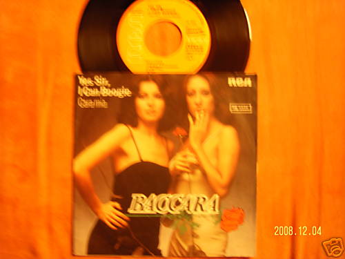Baccara – Yes Sir, I Can Boogie / Cara Mia (RCA Records, PB 5526, 1977)