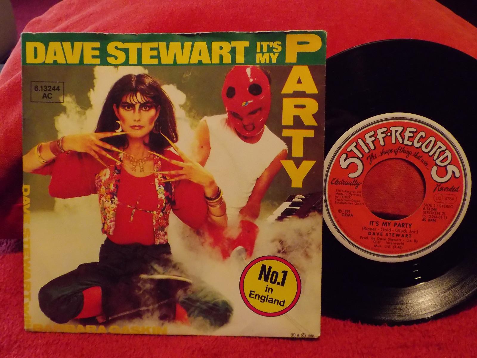 Dave Stewart – It´s my party / Waiting in the wings (7″-Single, 1981)